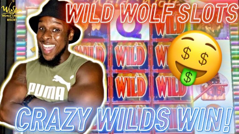 CRAZY WILDS LINE PAY HIT ON WILD WOLF SLOTS! #WINSTAR #CASINO Gambling #Slots #WinstarWorldCasino