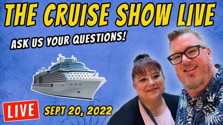 CRUISE QUESTIONS ANSWERED, The Cruise Show Live with Tony and Jenny