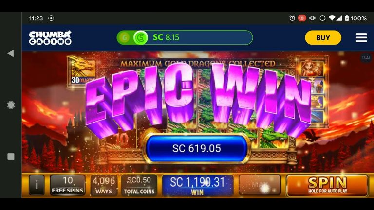 Chumba Casino Slot Crusaders Gold, Massive Epic Win!