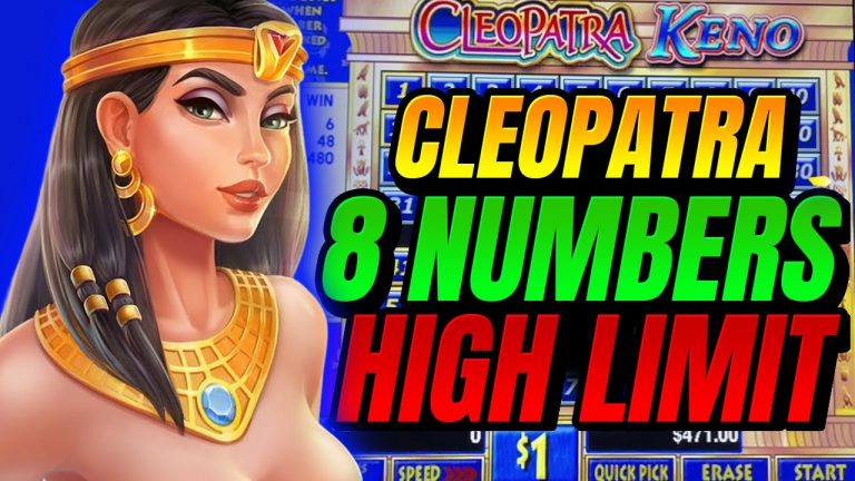 Cleopatra Keno 6 of 8 Winning Numbers Super Dave Louisiana