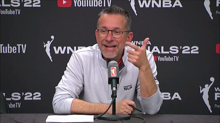 Connecticut Sun Coach Curt Miller After Losing Game 2 Of Finals vs Las Vegas Aces | WNBA Playoffs