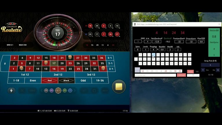 DAG App | Sess. # 10 | Vulcan Vegas Casino | online roulette systems & strategies