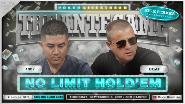 DGAF & Andy Play $5/5/100 Ante Game w/ DK, Mike X & Ronnie – Commentary by RaverPoker