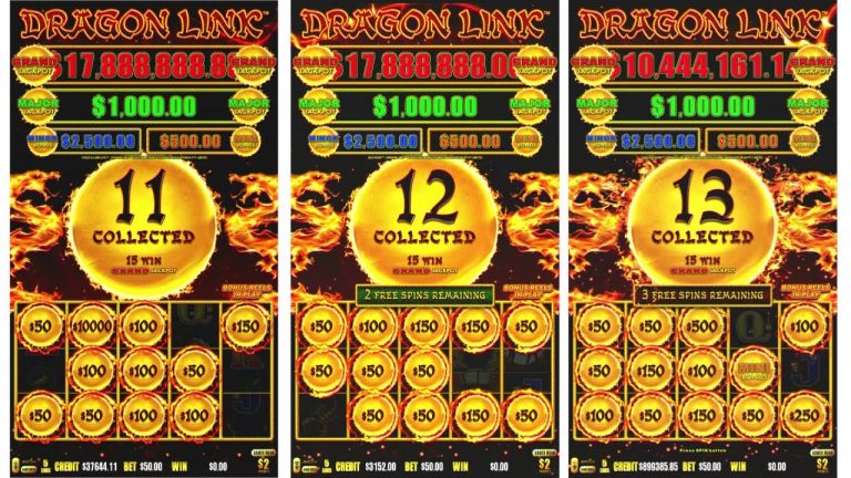 DRAGON LINK TRIO NON-STOP JACKPOTS A REAL SLOT MACHINE JACKPOT