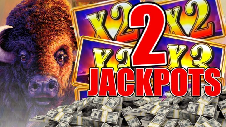 Double Buffalo Gold Jackpots in Las Vegas!