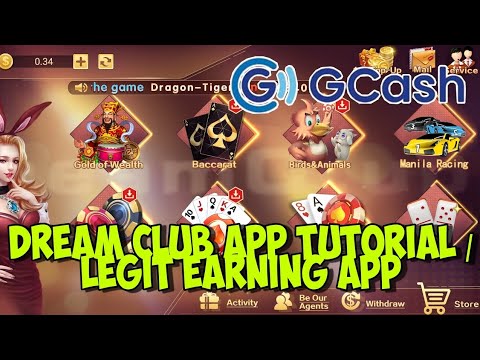 Dream club legit earning app thru gcash | how to earn in dream club app