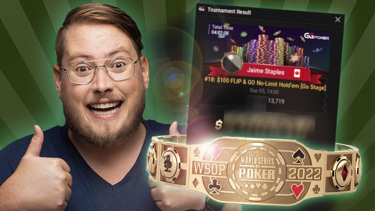 FLIPPING FOR A SHOT AT A WSOP BRACELET | PokerStaples Stream Highlights