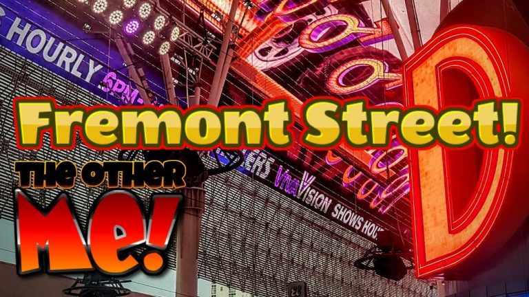 Fremont Street Las Vegas LIVE!! Monsoon Monday!