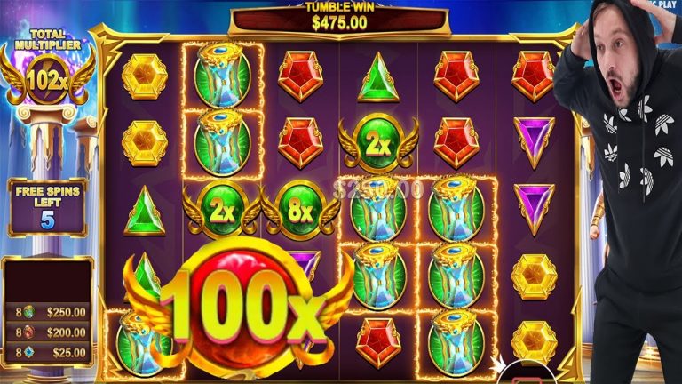 GATES OF OLYMPUS HIT 100X MULTIPLIER – BIG CASINO WINS – BONUS BUY CASINO SLOT ONLINE GAME