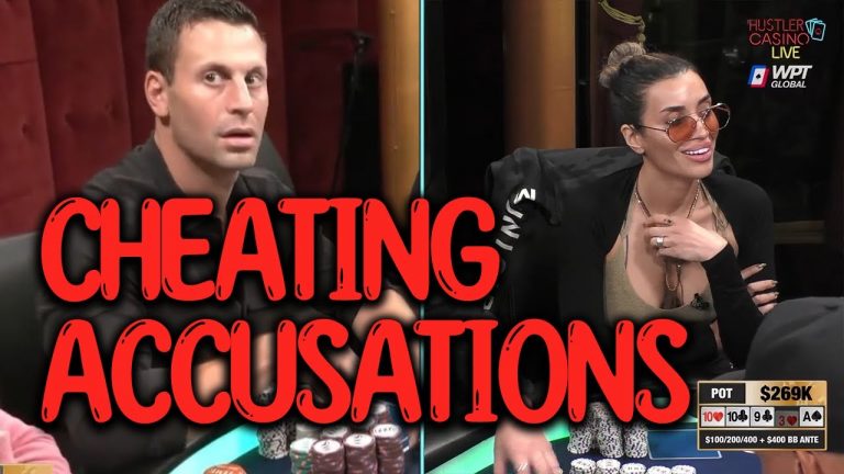 Garrett Adelstein claims CHEATING in a $250,000 Pot on Hustler Casino Live!