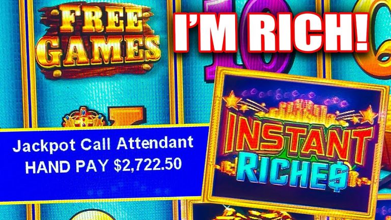 HIGH LIMIT INSTANT RICH JACKPOT MAX BET ON CASINO SLOT MACHINE