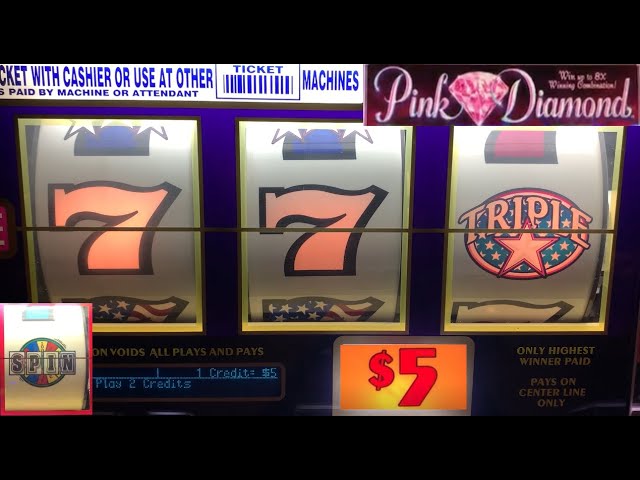 HIGH LIMIT SLOTS: WHEEL OF FORTUNE + PINK DIAMOND + TRIPLE STARS SLOT PLAY! NICE WINS! WHEEL SPINS!