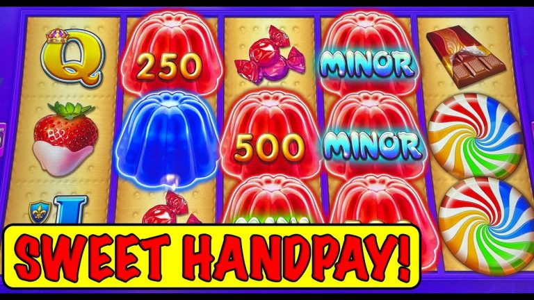 HUGE HANDPAY! I found the sweetest Sweet Swirl machine! (new slot)