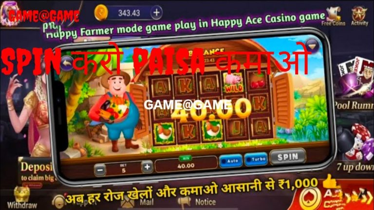 Happy Farmar || Happy Ace Casino ||Slots Game || Unlimited Real Cash