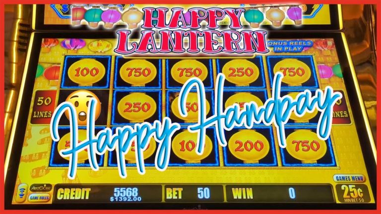 Happy Lantern Delivers a Happy Handpay for a BIG Win in Las Vegas!