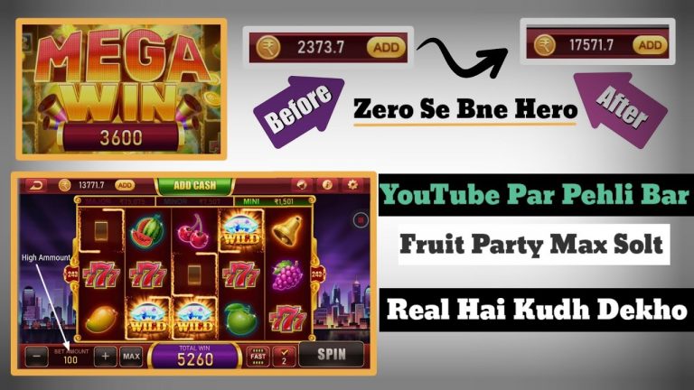 Happy Teenpatti Mega Win , Fruit Party Max Win , Fruit Party High Bet Game Happy Teenpatti