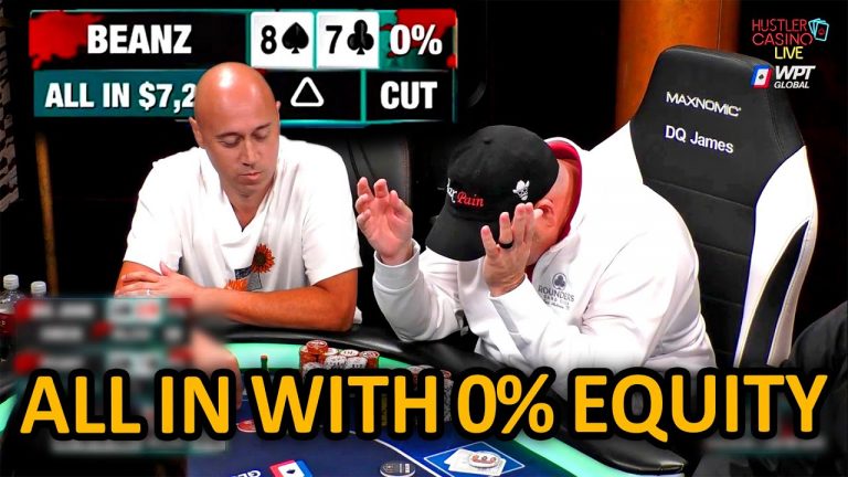 He Bluffed ALL-IN Into a Full House?!? | Max Pain Monday @Hustler Casino Live