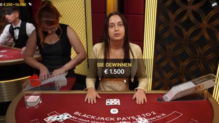 Highroller Live Blackjack Session