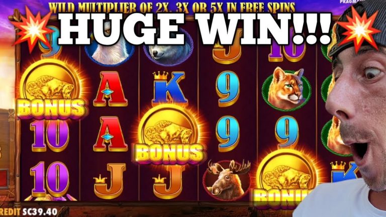 Huge Bonus Win Buffalo King Slot Machine | Stake