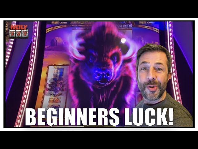 I got LUCKY playing the new Buffalo Ascension Slot Machine!