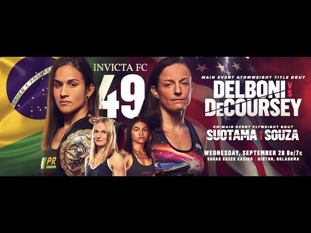 INVICTA FC 49 | Delboni VS DeCoursey | Wed, September 28th, 2022 8p ET/7p CT