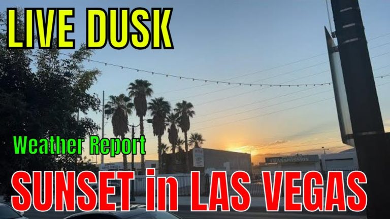 ITS HOT – SUNSET in LAS VEGAS – LIVE Cash or Crash – From the Roof Top of THE ENGLISH HOTEL