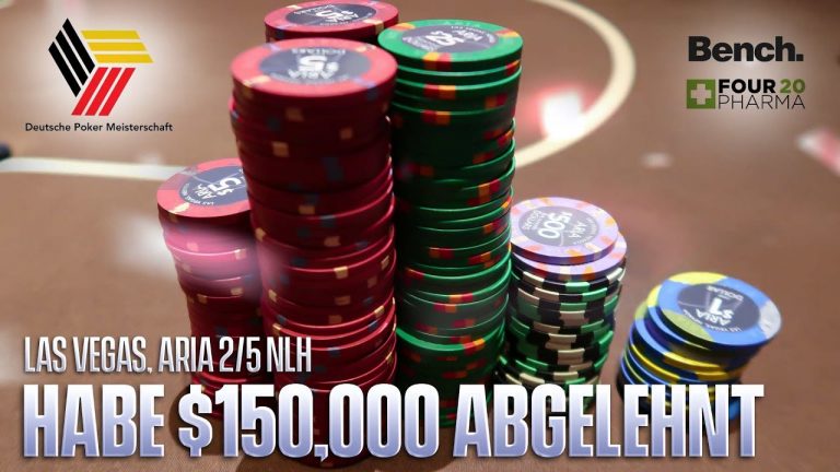 Ich habe $150K abgelehnt – Las Vegas Poker Vlog 219