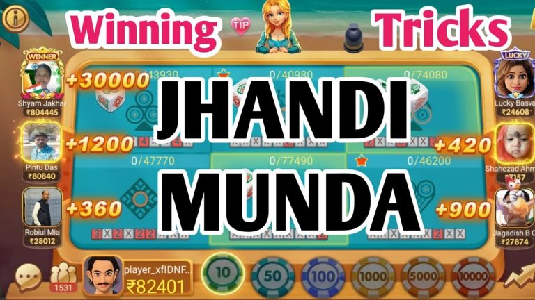 JHANDI MUNDA WIN MONEY 82401 | Jhandi Munda Kaise Khele | jhandi Munda withdrawals proof | Gold