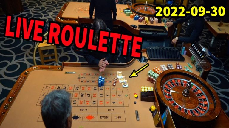 LIVE CASINO ROULETTE Session Evening A Lot of Betting Exclusively 2022-09-30