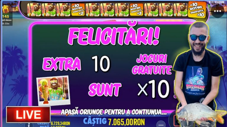 LIVE ONPESCUIT DE NOAPTE LA BIGGER BASS#PACANELE #SLOTS #777 #FORYOU|18+