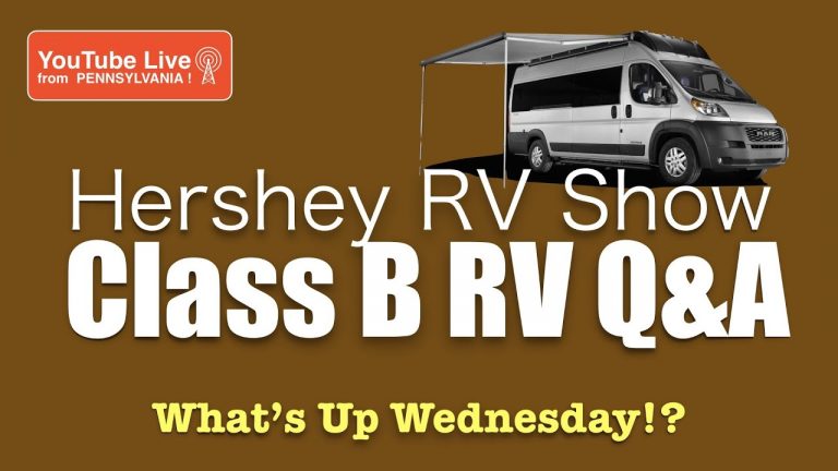 LIVE Q&A Tons of Vans HERSHEY RV SHOW! Whats Up Wednesday!?