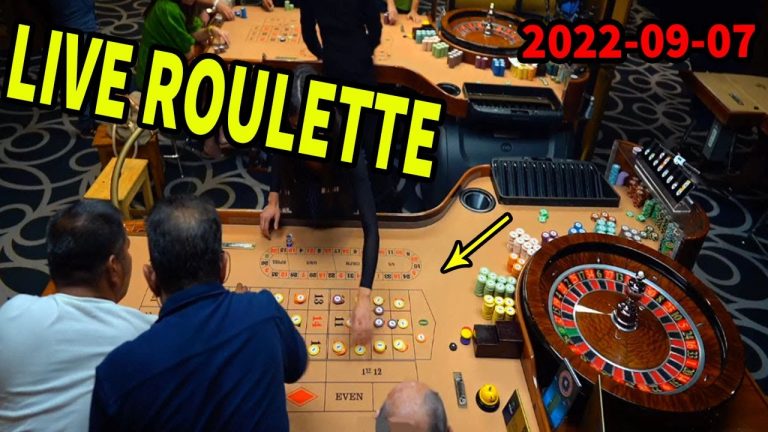 LIVE ROULETTE CASINO REAL New Session Evening 2022-09-07