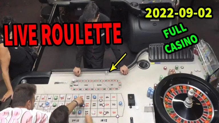 LIVE ROULETTE TABLE light Evening In Casino Real NEW Session 2022-09-02