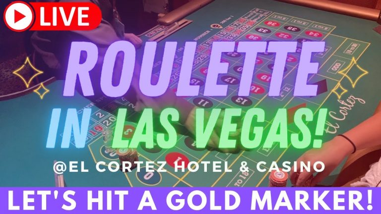 LIVE ROULETTE with Side Bets in LAS VEGAS! Let’s hit a GOLD marker! What numbers are you feeling?!