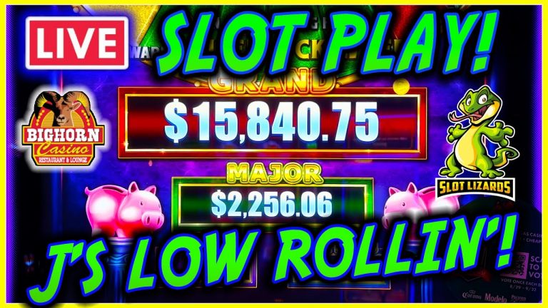 LIVE SLOTS! J’S LOW ROLLIN’ WEDNESDAY! JACKPOT CITY! EPISODE 18!