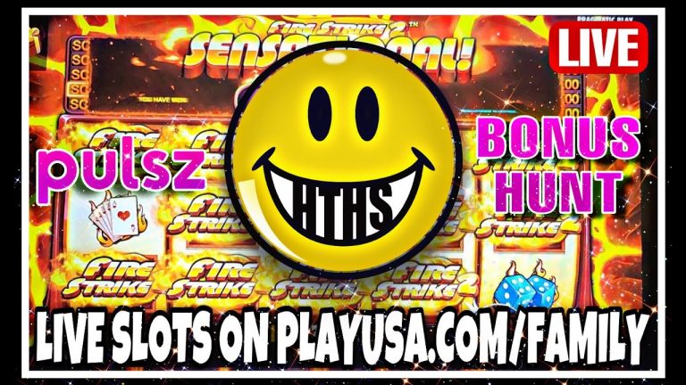 LIVE SLOTS PLAYUSA.COM/FAMILY | PULSZ | BONUS HUNT | ONLINE SLOTS | WIN CASH PRIZES