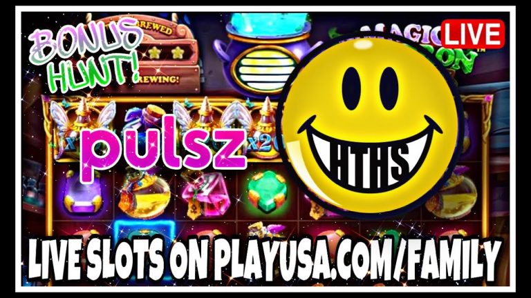 LIVE SLOTS PLAYUSA.COM/FAMILY | PULSZ | BONUS HUNT | ONLINE SLOTS | WIN CASH PRIZES