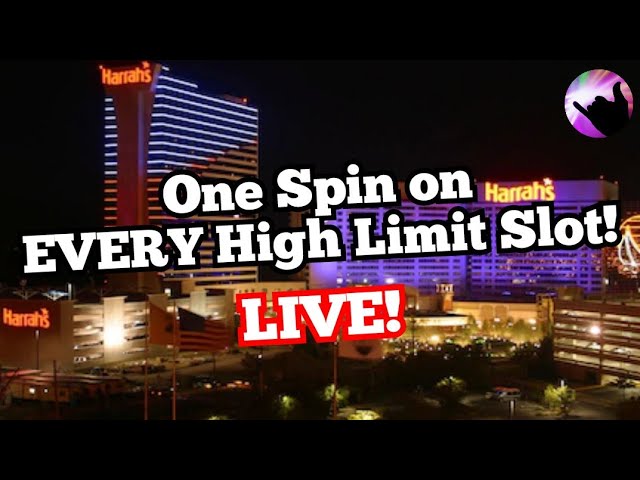 Let’s Play One Spin On Every Slot in the High Limit Room!