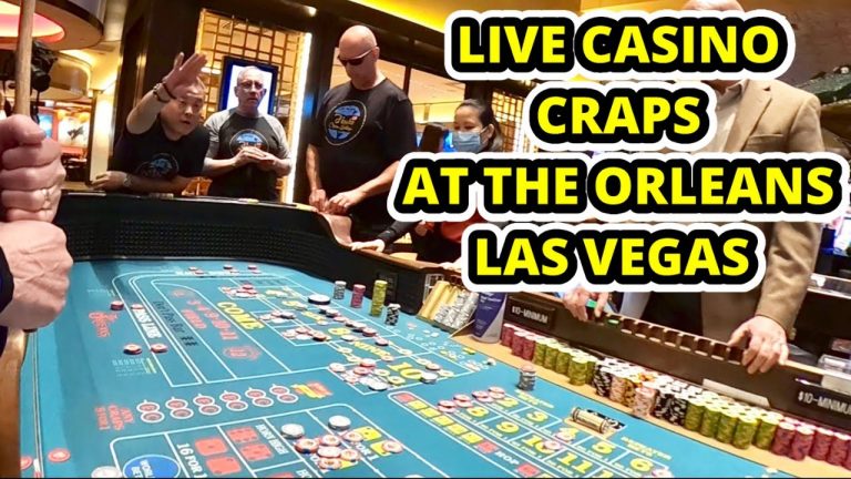 Live Casino Craps at The Orleans in Las Vegas with the Hawaii Craps Shooters