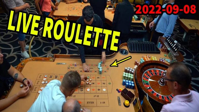 Live Real Casino Table ROULETTE Night Thursday Amazing 2022-09-08