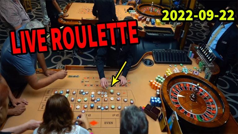 Live Roulette Table Night Thursday Lots of Betting Hot exclusive 2022-09-22