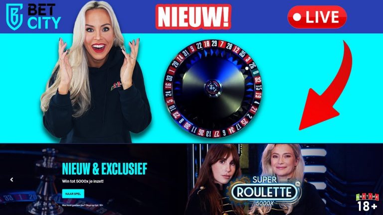 Live SUPER ROULETTE spelen bij Betcity!