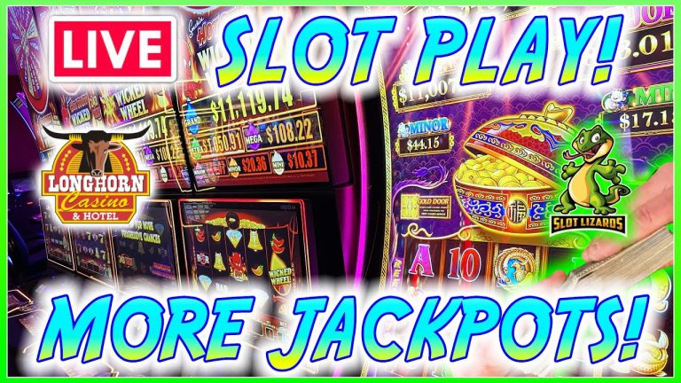 MORE LIVE SLOT PLAY! IT’S TIME FOR MORE JACKPOTS AT LONGHORN CASINO