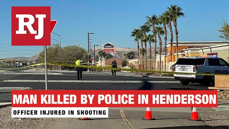 Man killed by police, officer injured in Henderson shooting