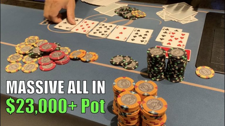 My BIGGEST WIN And BIGGEST POT EVER @ Bellagio!! Must See!! High Stakes! Poker Vlog Ep 224