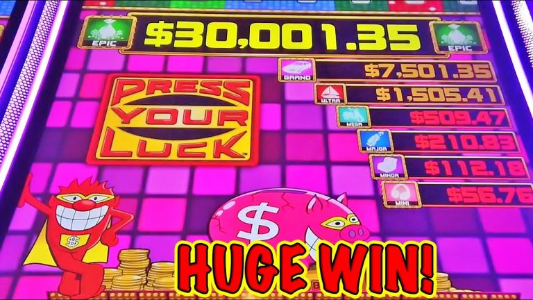 NEW SLOT: HUGE WIN on Press Your Luck!