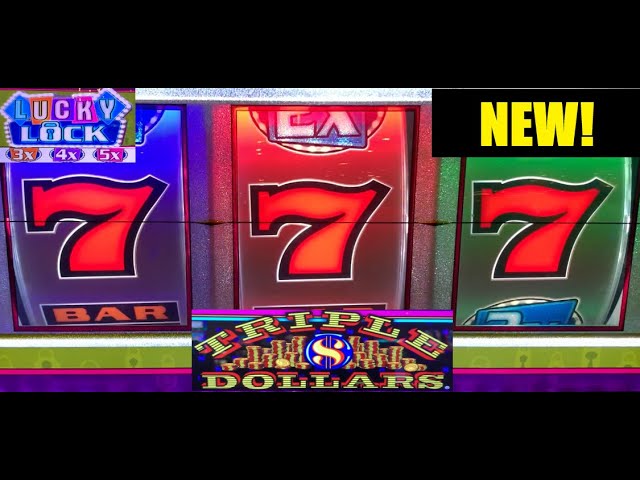 NEW SLOTS TO ADD TO THE LIST! TRIPLE DOLLARS + LUCKY LOCK 3X 4X 5X SLOT PLAY! 3 REEL CASINO SLOTS!