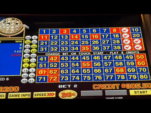 Old School Classic Spot Keno 6 Spot Hit Win & Cash Out #kenonation