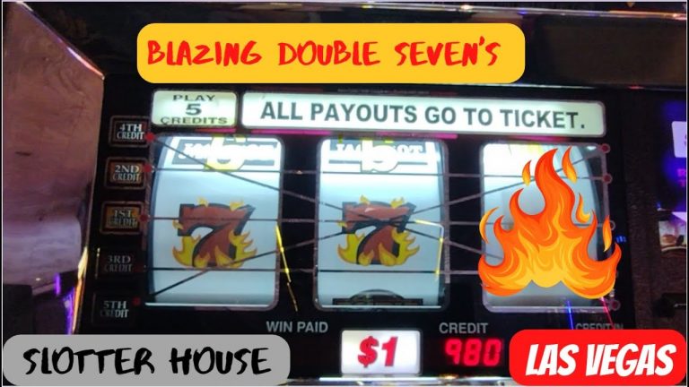 Old School Slots Double Jackpotsx Progressive Double Blazing 7’s