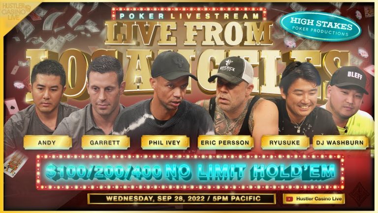 PHIL IVEY!! Eric Persson! Garrett! Andy! SUPER HIGH STAKES $100/200/400/800!! $100k Min Buyin!!